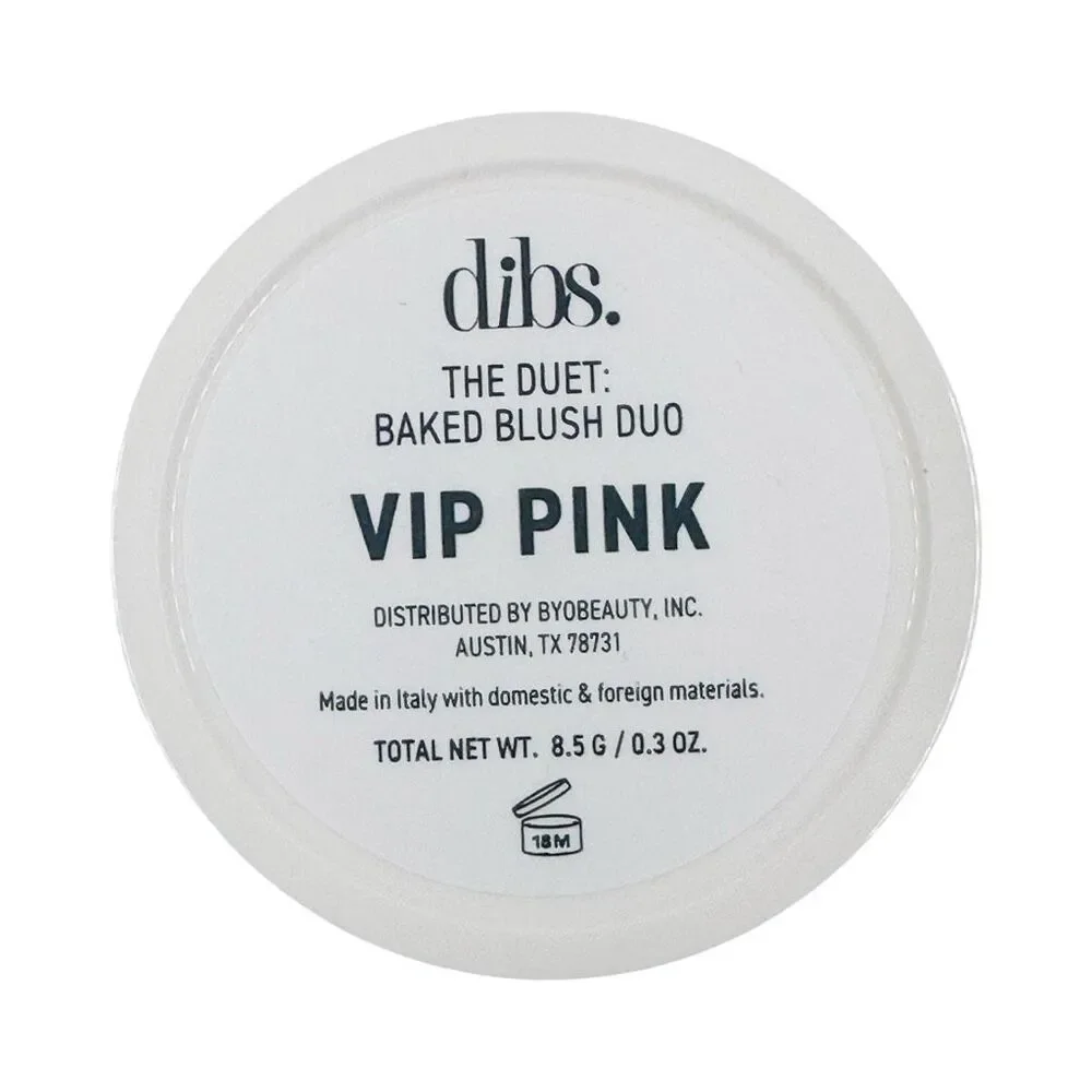 dibs. The Duet Baked Blush - VIP Pink - 8.5g / 0.3 oz